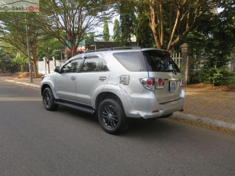 Toyota Fortuner 2015 - Cần bán Toyota Fortuner sản xuất 2015, màu bạc còn mới