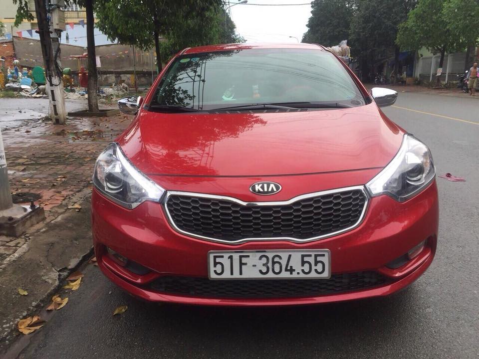 Kia K3 1.6AT 2015 - Bán Kia K3 1.6AT năm 2015, màu đỏ, giá 535tr