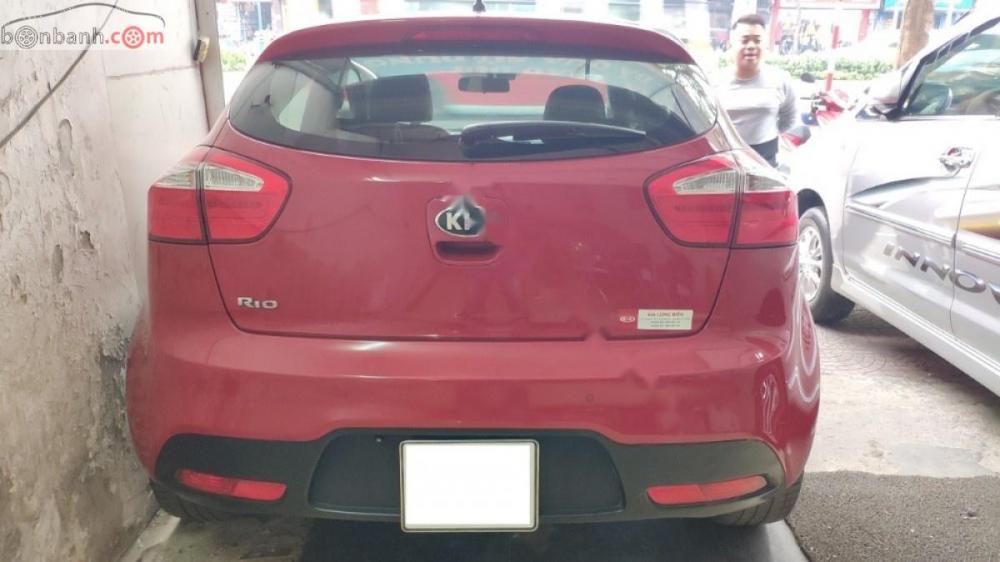 Kia Rio 1.4 AT 2013 - Cần bán xe Kia Rio 1.4 AT đời 2013, màu đỏ, nhập khẩu