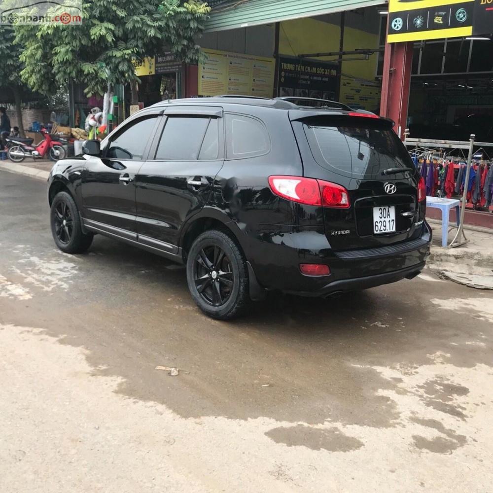 Hyundai Santa Fe 2007 - Bán xe Hyundai Santa Fe năm sản xuất 2007, màu đen, nhập khẩu