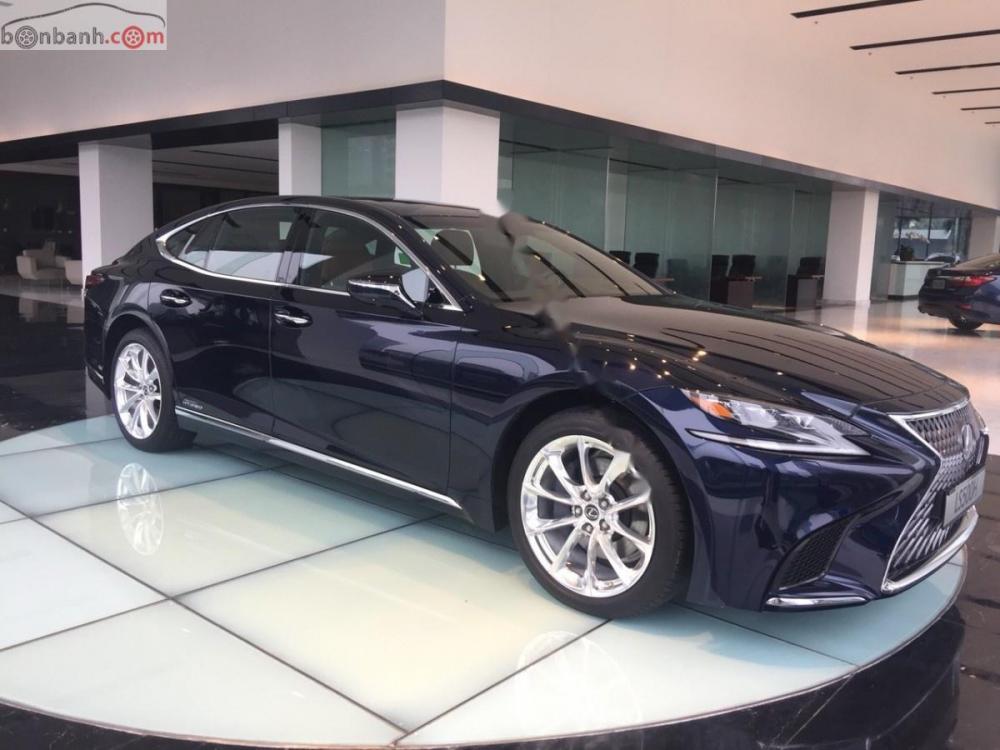 Lexus LS 500h 2018 - Cần bán Lexus LS 500h 2018, màu xanh lam, xe nhập