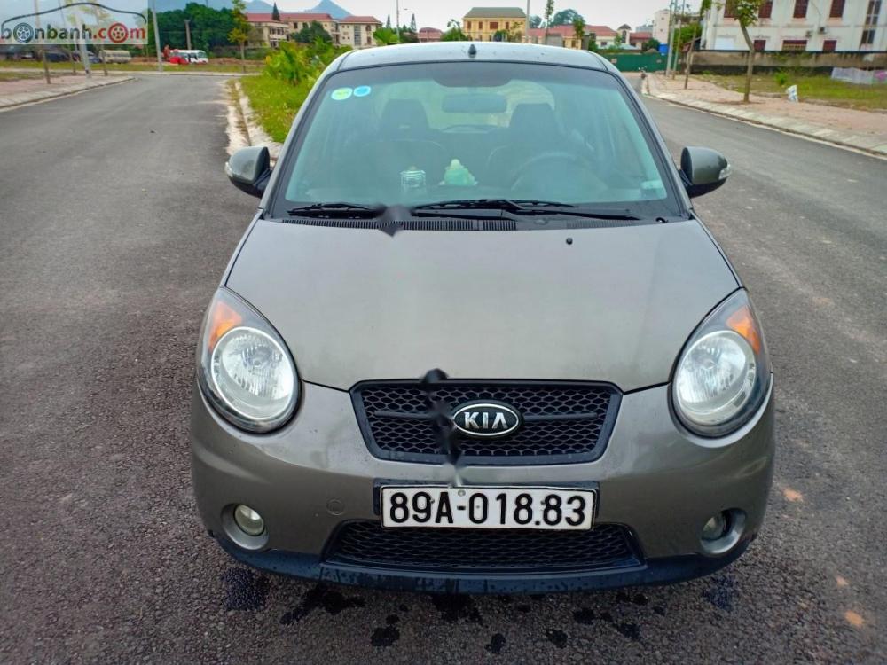 Kia Morning LX 1.0 MT 2009 - Bán Kia Morning LX 1.0 MT sản xuất năm 2009, màu xám, nhập khẩu