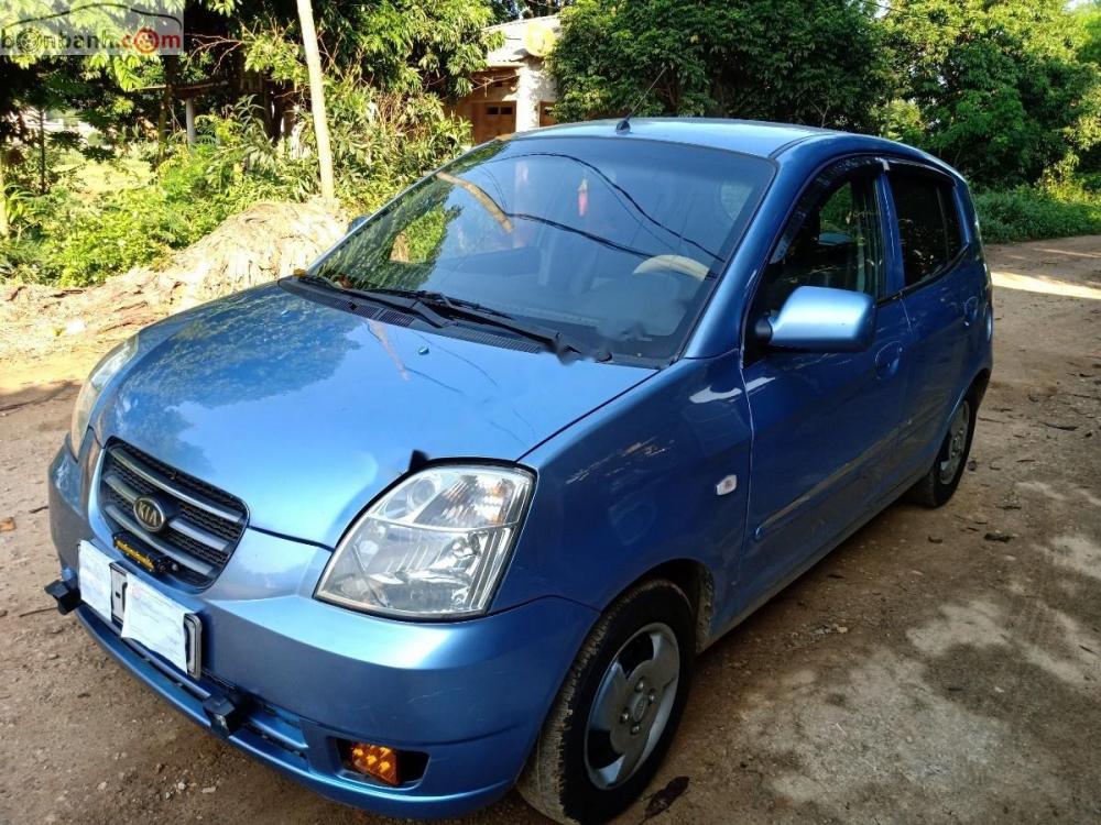 Kia Morning LX 2007 - Bán gấp Kia Morning LX năm sản xuất 2007, màu xanh, xe nhập, 138tr