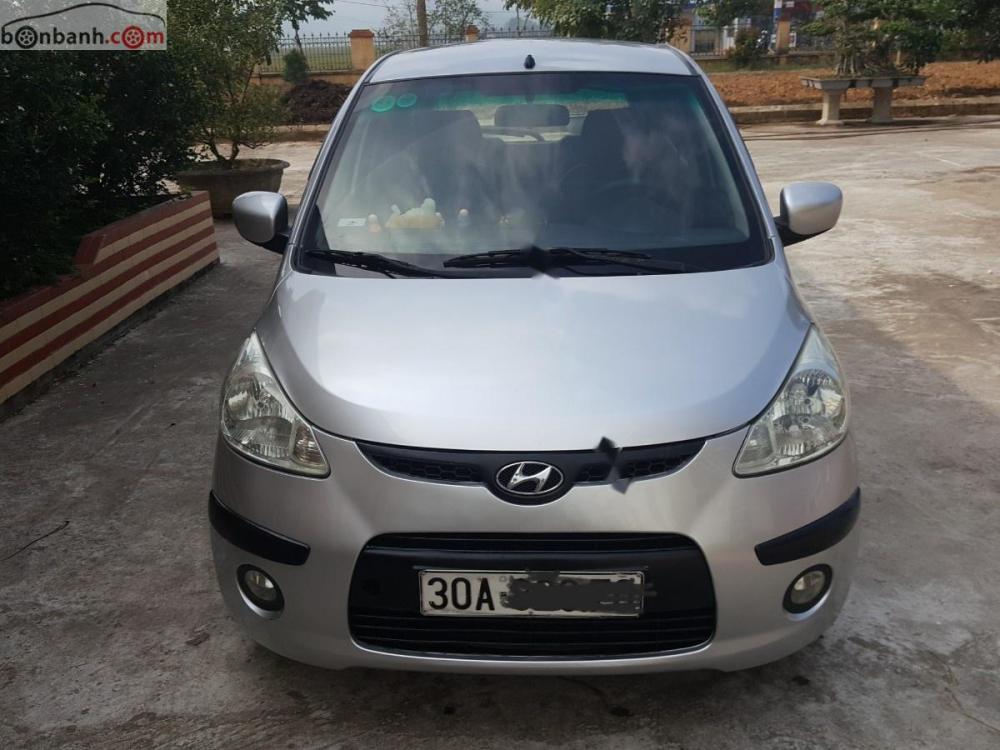 Hyundai i10 1.1 MT 2008 - Bán Hyundai i10 1.1 MT đời 2008, màu bạc, nhập khẩu nguyên chiếc