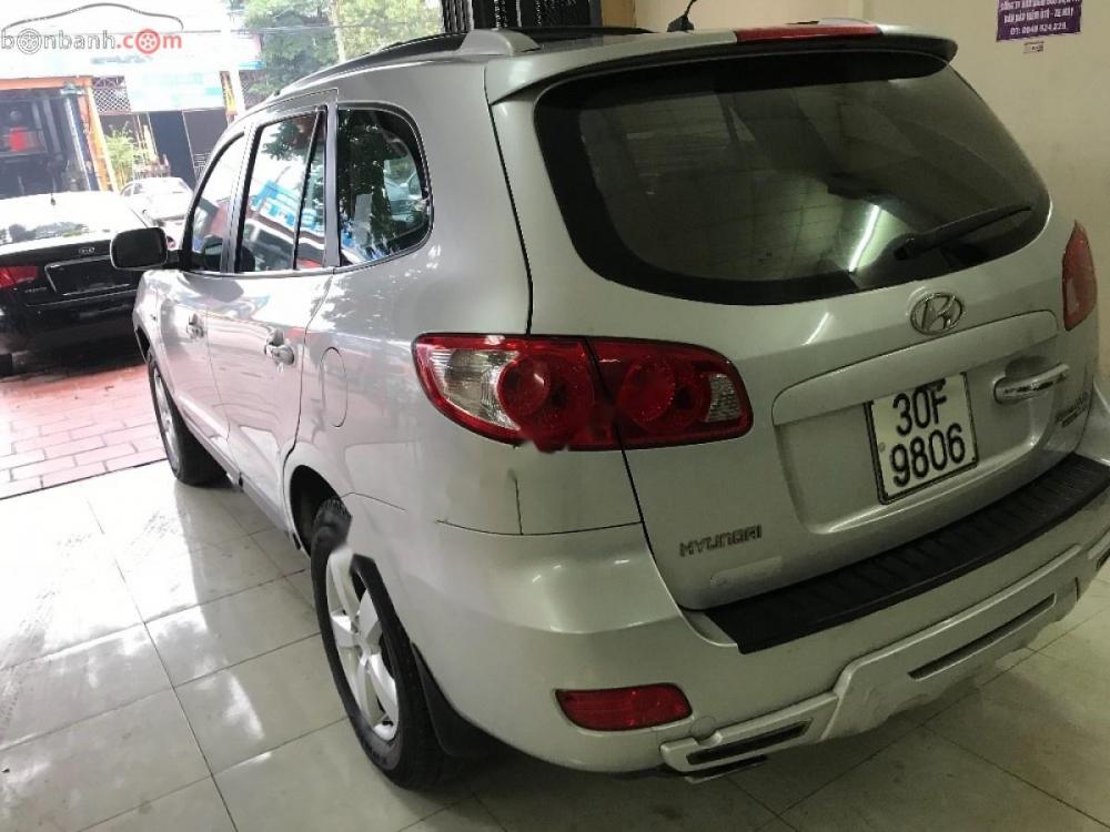 Hyundai Santa Fe 2007 - Bán Hyundai Santa Fe đời 2007, màu bạc, nhập khẩu