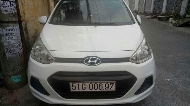 Hyundai Grand i10 2014 - Cần bán Hyundai Grand i10 đời 2014, màu trắng, xe nhập, 265 triệu