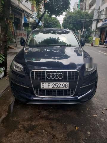 Audi Q7 2015 - Cần bán lại xe Audi Q7 sản xuất năm 2015, màu xanh lam, nhập khẩu