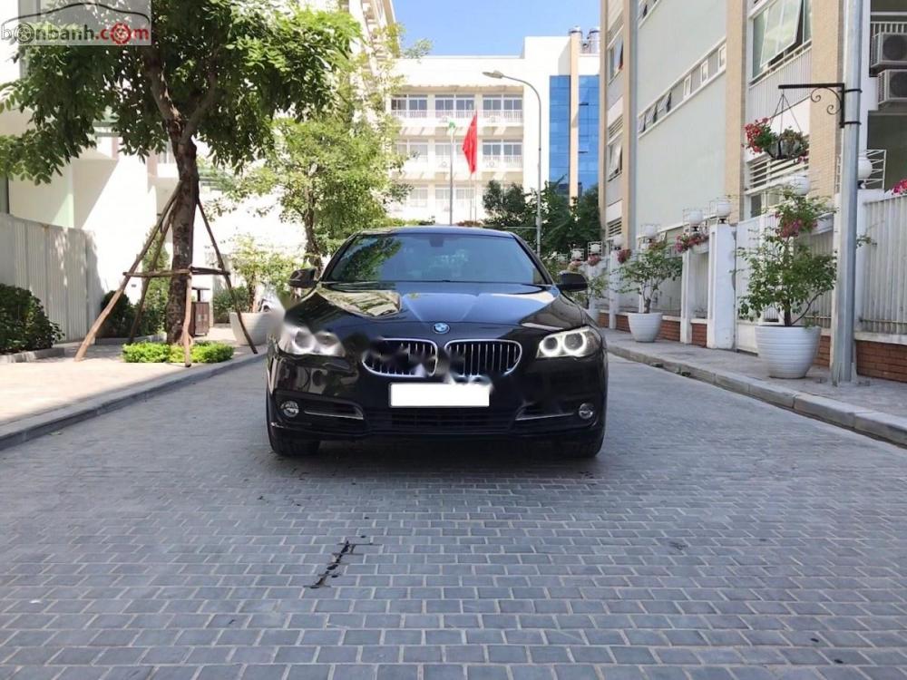 BMW 5 Series 520i 2015 - Bán gấp BMW 520i sản xuất 2015, màu đen, nhập khẩu
