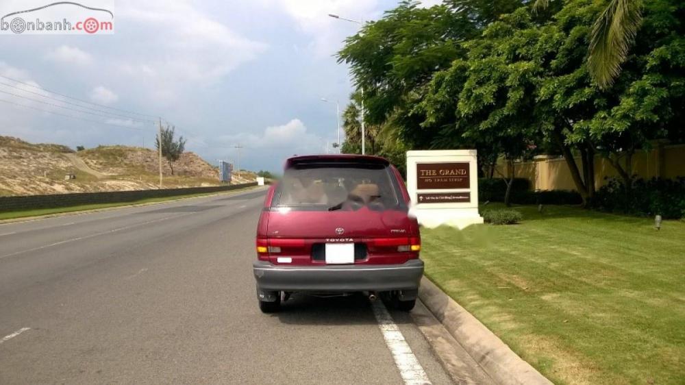 Toyota Previa 2.4AT 1991 - Bán Toyota Previa 2.4AT đời 1991, màu đỏ, nhập khẩu