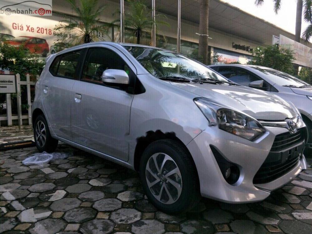 Toyota Wigo 2018 - Cần bán xe Toyota Wigo sản xuất năm 2018, màu bạc, nhập khẩu nguyên chiếc, giá 345tr