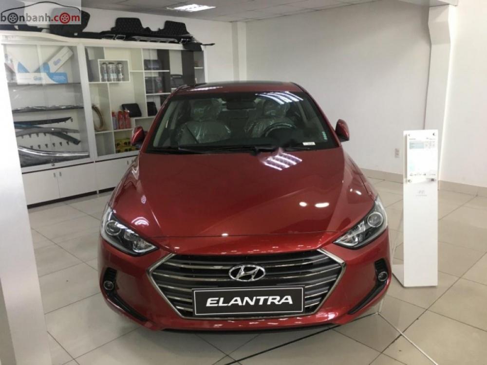 Hyundai Elantra 1.6 AT 2018 - Cần bán Hyundai Elantra 1.6 AT 2018, màu đỏ, 635 triệu