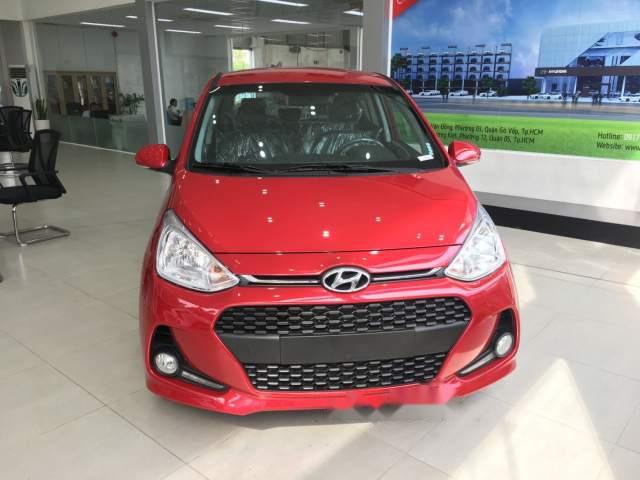 Hyundai Grand i10  1.2AT 2018 - Bán xe Hyundai Grand i10 đời 2018, màu đỏ, giá tốt