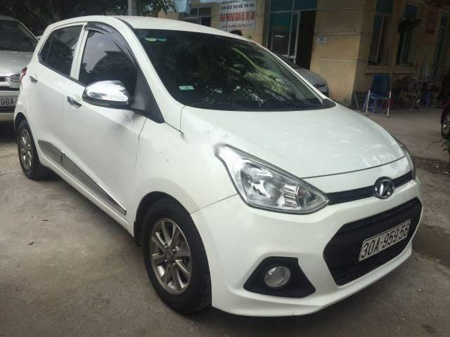 Hyundai Grand i10   2015 - Bán Hyundai Grand i10 đời 2015, màu trắng, nhập khẩu 