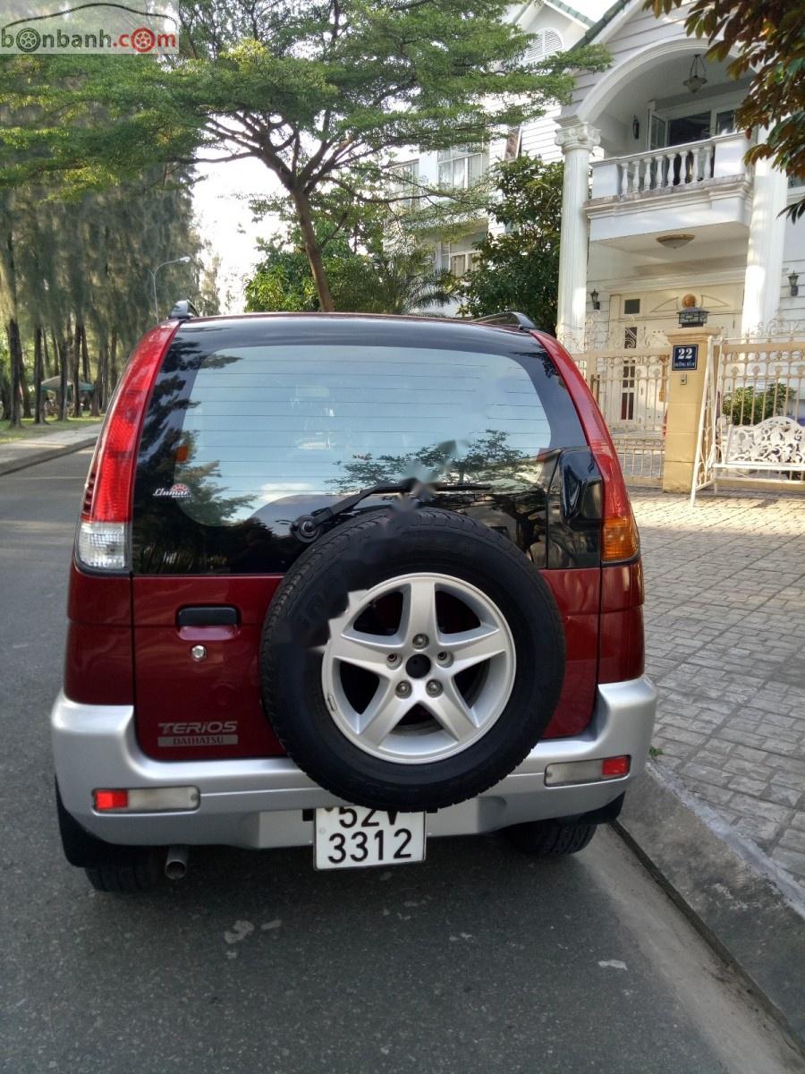 Daihatsu Terios 1.3 4x4 MT 2003 - Bán Daihatsu Terios 1.3 4x4 MT đời 2003, màu đỏ, giá tốt