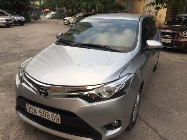 Toyota Vios G  2015 - Cần bán gấp Toyota Vios G 2015, màu bạc, giá chỉ 490 triệu