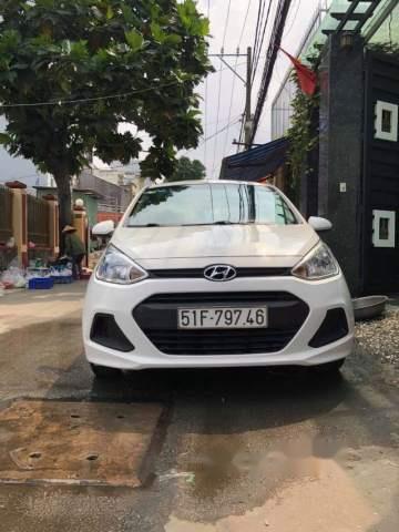 Hyundai Grand i10   1.0 MT  2016 - Bán Hyundai Grand i10 1.0 MT năm 2016, màu trắng, nhập khẩu, số sàn