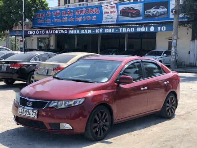 Kia Forte AT 2011 - Bán Kia Forte AT đời 2011, màu đỏ như mới, giá chỉ 415 triệu