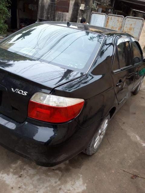 Toyota Vios   2007 - Bán xe Toyota Vios năm sản xuất 2007, màu đen, nhập khẩu 