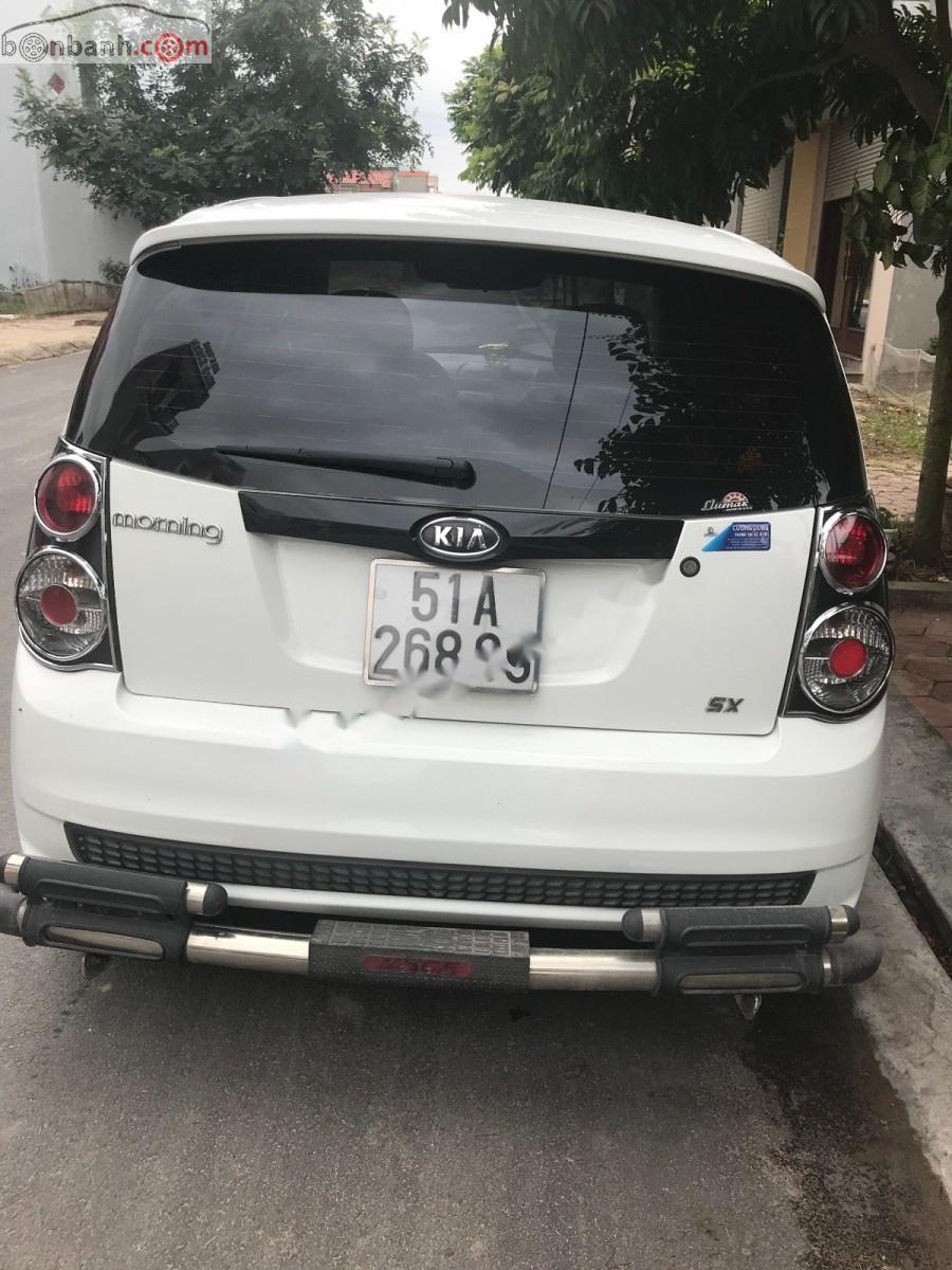 Kia Morning SX 1.1 MT Sport 2011 - Bán xe Kia Morning SX 1.1 MT Sport năm 2011, màu trắng số sàn