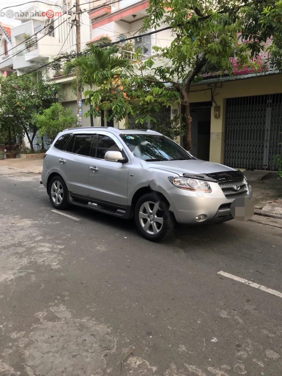 Hyundai Santa Fe 2009 - Cần bán Hyundai Santa Fe đời 2009, màu bạc, nhập khẩu