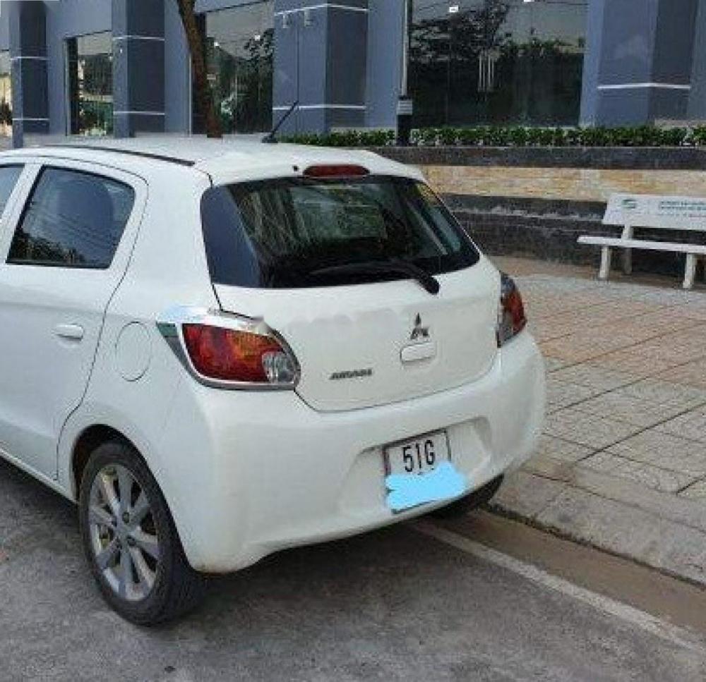 Mitsubishi Mirage 1.2 MT 2015 - Bán Mitsubishi Mirage 1.2 MT 2015, màu trắng, nhập khẩu