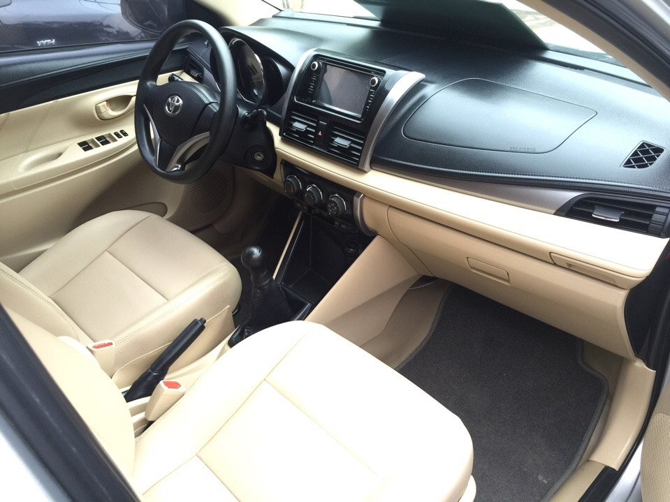 Toyota Vios 1.5E 2015 - Cần bán Toyota Vios 1.5E năm 2015, màu bạc