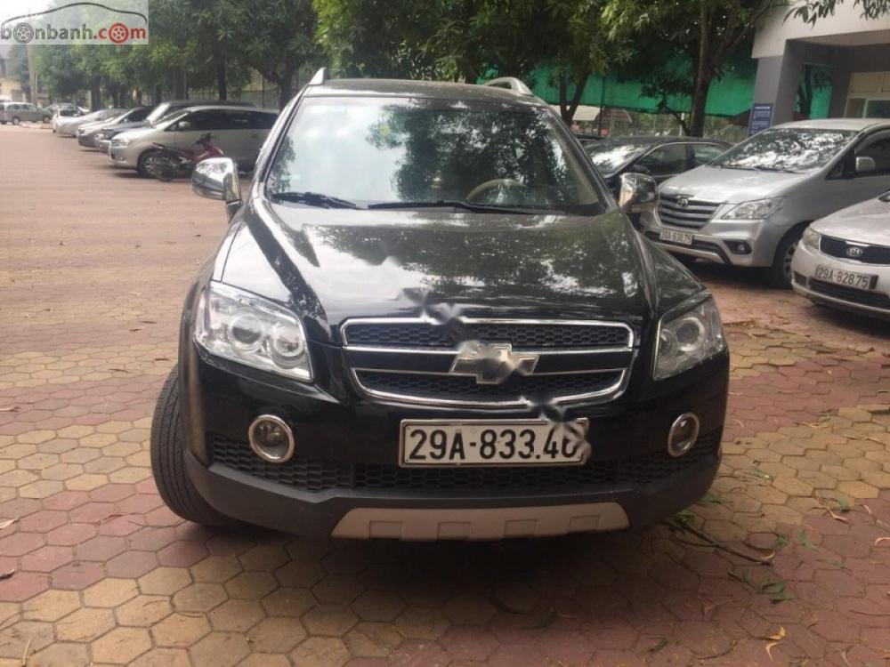 Chevrolet Captiva LTZ 2.4 AT 2008 - Cần bán xe Chevrolet Captiva LTZ 2.4 AT sản xuất năm 2008, màu đen số tự động