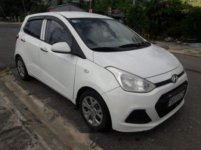 Hyundai Grand i10 2014 - Cần bán lại xe Hyundai Grand i10 đời 2014, màu trắng, xe nhập xe gia đình, giá chỉ 215 triệu