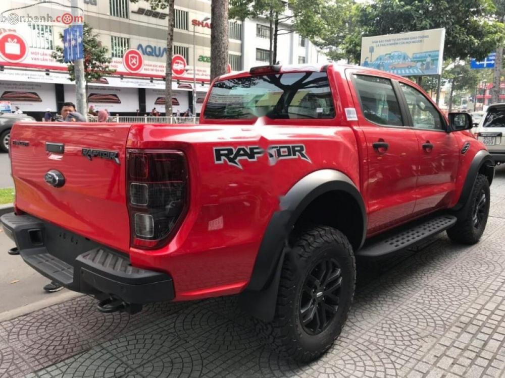 Ford Ranger Raptor 2.0L 4x4 AT 2018 - Bán xe Ford Ranger Raptor 2.0L 4x4 AT sản xuất năm 2018, màu đỏ, xe nhập