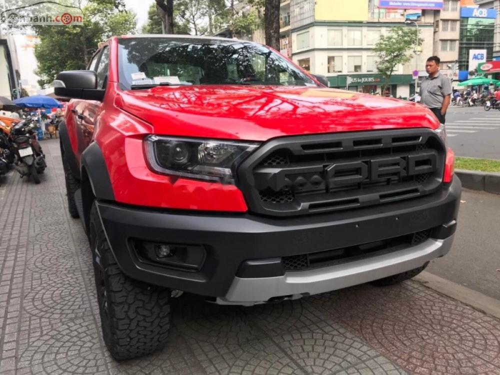 Ford Ranger Raptor 2.0L 4x4 AT 2018 - Bán xe Ford Ranger Raptor 2.0L 4x4 AT sản xuất năm 2018, màu đỏ, xe nhập