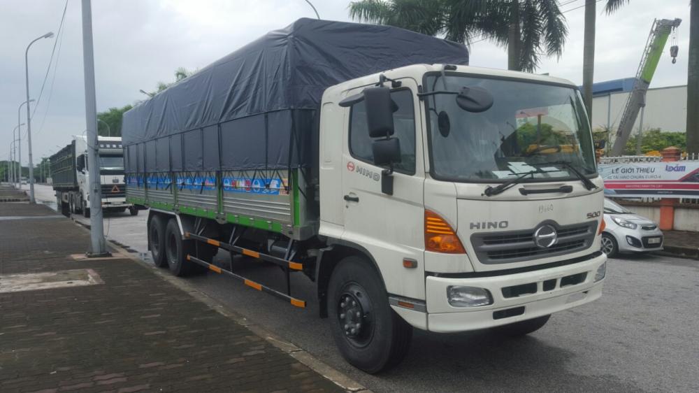 Hino 500 Series FL8JTSL Euro2 2017 - Bán xe tải thùng mui bạt Hino 3 chân 14 tấn