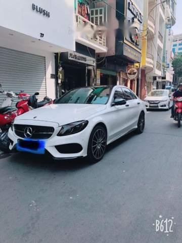 Mercedes-Benz C class  C300 AMG   2018 - Bán xe C300 AMG 245HP màu trắng, nội thất đỏ, ĐK 2018