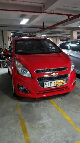 Chevrolet Spark   LTZ 2015 - Cần bán Chevrolet Spark LTZ đời 2015, màu đỏ, xe nhập số tự động, giá 275tr