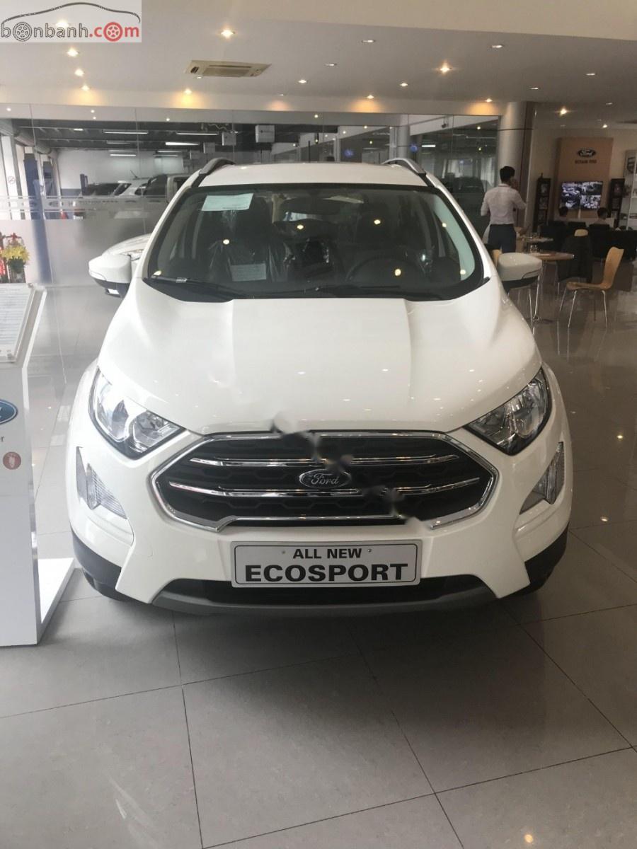 Ford EcoSport Titanium 1.5L AT 2018 - Cần bán xe Ford EcoSport Titanium 1.5L AT đời 2018, màu trắng