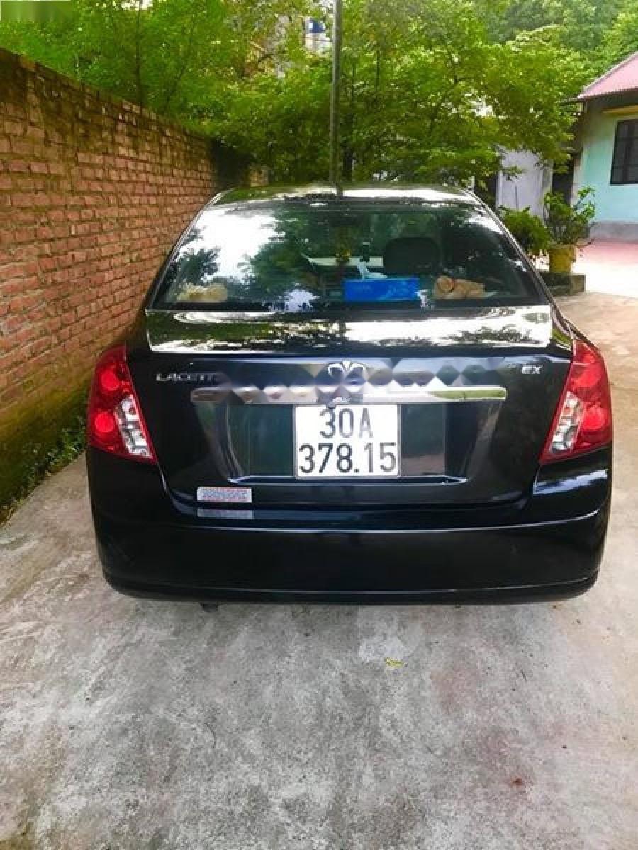 Daewoo Lacetti EX 1.6 MT 2005 - Cần bán Daewoo Lacetti EX 1.6 MT 2005, màu đen số sàn