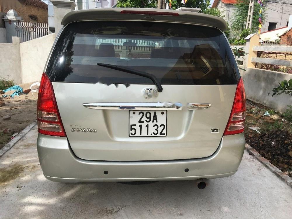 Toyota Innova G 2007 - Cần bán Toyota Innova G 2007, màu bạc, giá chỉ 346 triệu