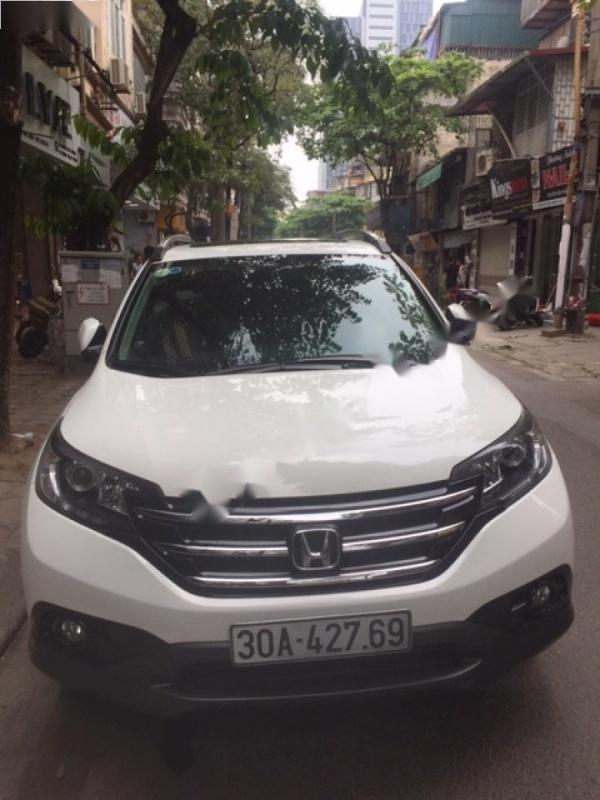 Honda CR V 2.4 AT 2014 - Chính chủ bán Honda CR V 2.4 AT đời 2014, màu trắng