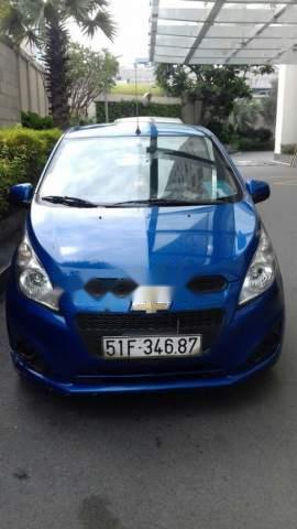 Chevrolet Spark   LS  2015 - Bán Chevrolet Spark LS năm 2015, màu xanh lam, giá tốt