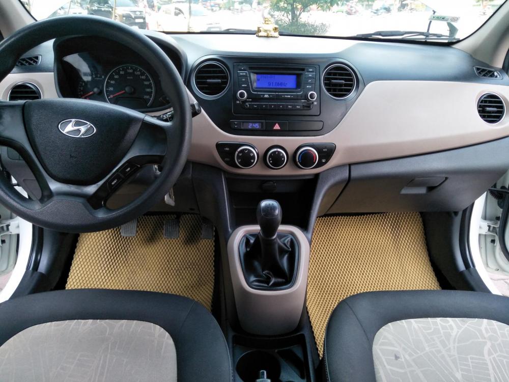 Hyundai Grand i10 MT 2015 - Cần bán xe Hyundai Grand i10 MT năm sản xuất 2015, màu trắng, nhập khẩu nguyên chiếc