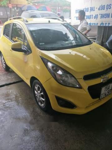 Chevrolet Spark   2013 - Bán ô tô Chevrolet Spark sản xuất 2013, màu vàng