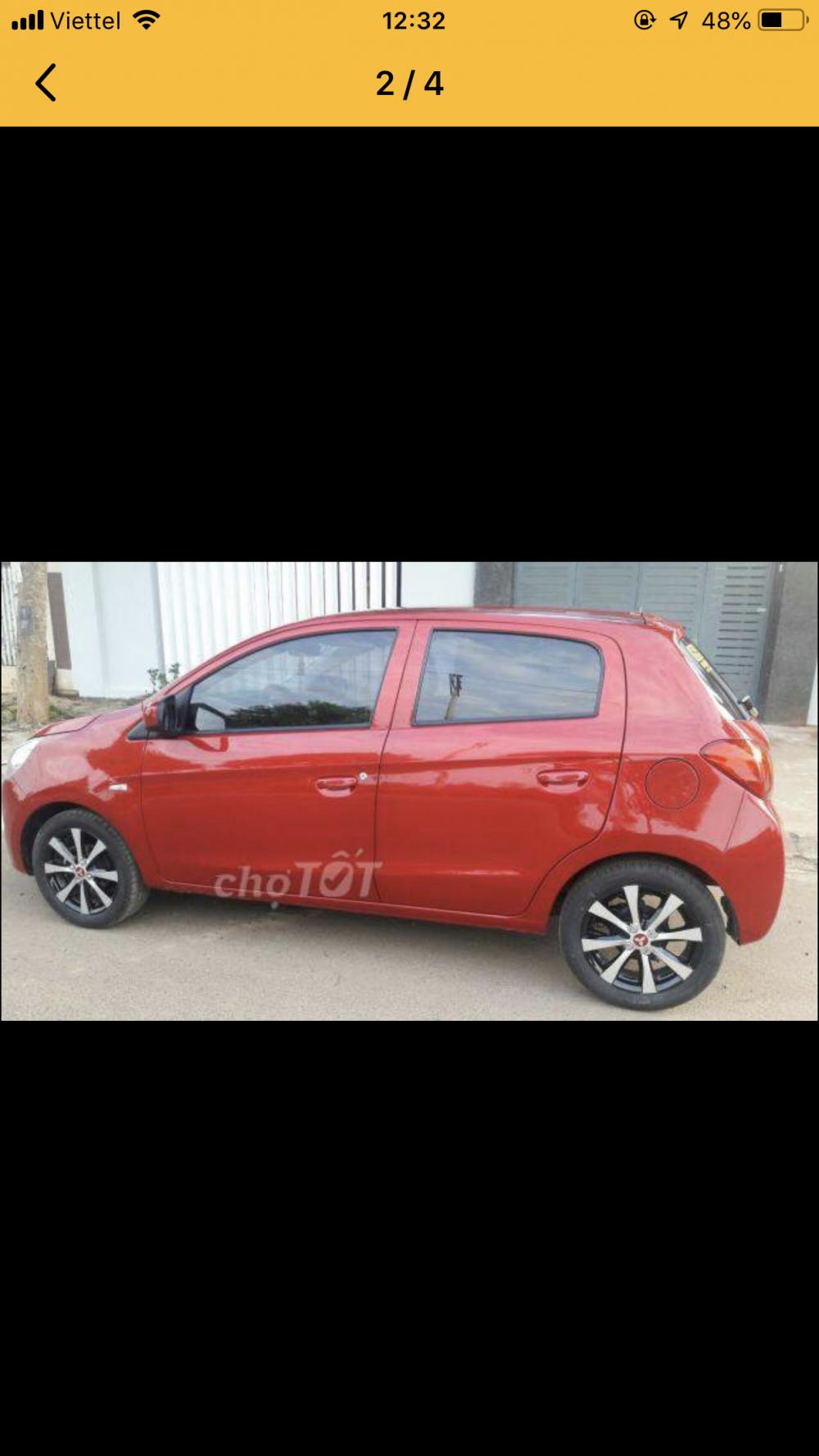 Mitsubishi Mirage 2015 - Bán Mitsubishi Mirage năm 2015 màu đỏ, giá 295 triệu