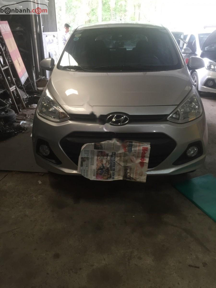 Hyundai Grand i10   1.0 MT 2014 - Xe Hyundai Grand i10 1.0 MT đời 2014, màu bạc, nhập khẩu 