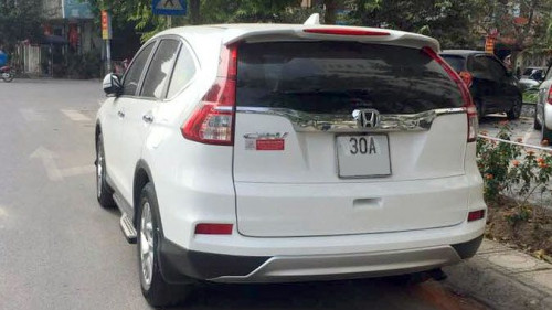 Honda CR V   2.0 AT  2015 - Bán xe cũ Honda CR V 2.0 AT năm sản xuất 2015, màu trắng
