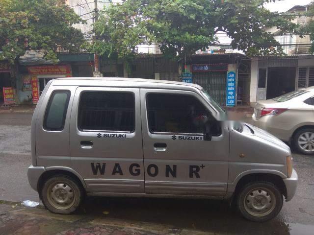 Suzuki Wagon R+   2004 - Cần bán xe Suzuki Wagon R+ sản xuất 2004, màu bạc, xe nhập xe gia đình