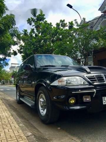 Ssangyong Musso   2004 - Bán lại xe Ssangyong Musso 2004, màu đen, số tự động