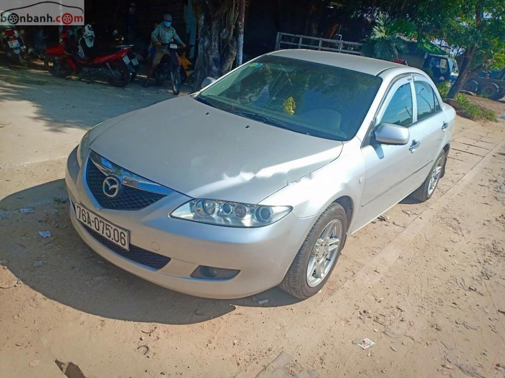 Mazda 6 2.0 MT 2003 - Bán Mazda 6 2.0 MT đời 2003, màu bạc  