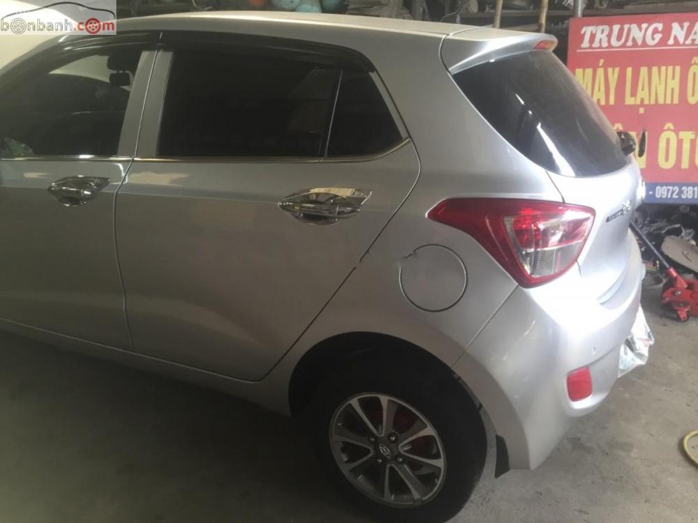 Hyundai Grand i10   1.0 MT 2014 - Xe Hyundai Grand i10 1.0 MT đời 2014, màu bạc, nhập khẩu 