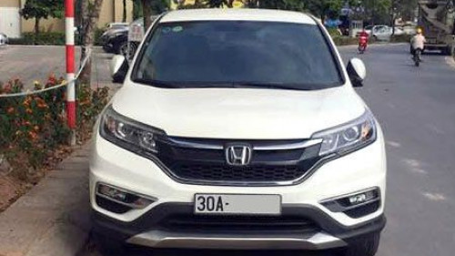 Honda CR V   2.0 AT  2015 - Bán xe cũ Honda CR V 2.0 AT năm sản xuất 2015, màu trắng