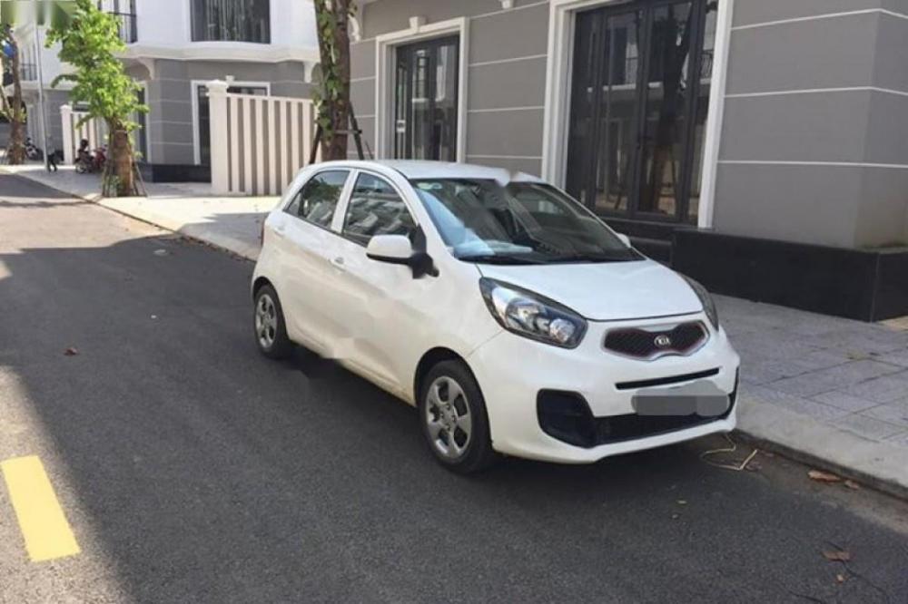 Kia Morning 1.0 MT 2014 - Bán xe Kia Morning 1.0 MT đời 2014, màu trắng số sàn, 235 triệu