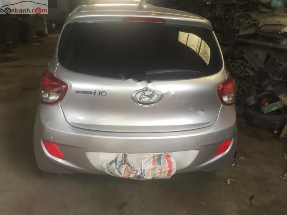 Hyundai Grand i10   1.0 MT 2014 - Xe Hyundai Grand i10 1.0 MT đời 2014, màu bạc, nhập khẩu 